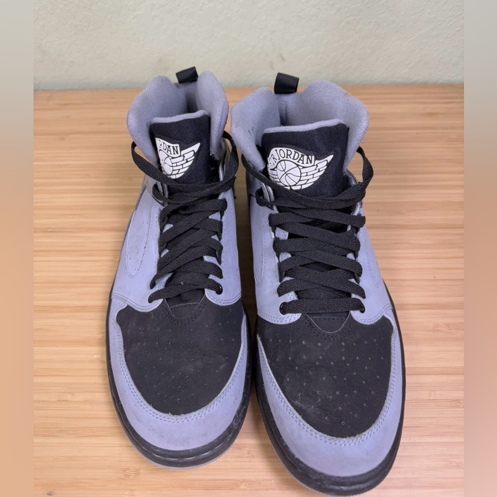 Jordan Flight Club 91 Cool Grey Black Men’s 9.5 535790-004 High Top Sneakers